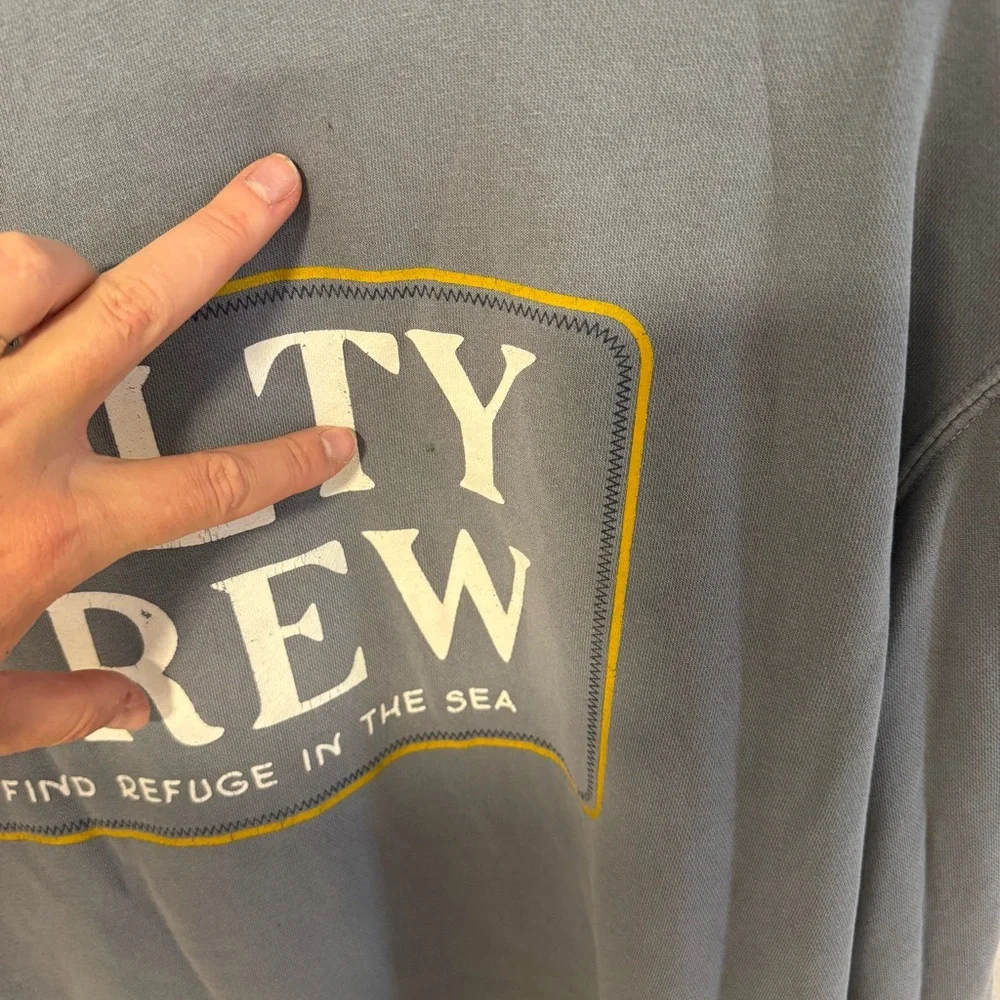 Salty Crew Gray Vintage-Feel Sweatshirt - Picture 7 of 7